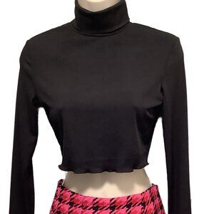 NWT Romwe Turtleneck Crop Top Size:  Small